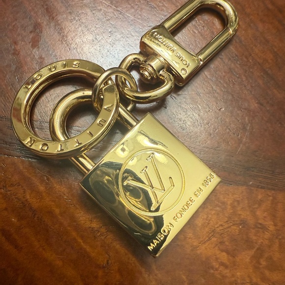 Louis Vuitton Other - New upcycled Louis Vuitton Shiny Gold Key Holder